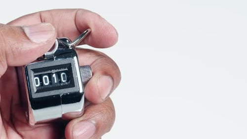 Hand Clicker Counter Ten