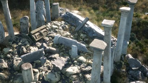 Der antike griechische Tempel in Italien