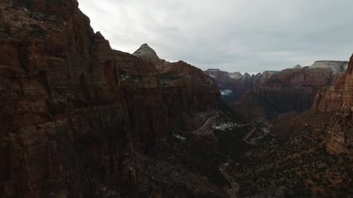 Canyon Overlook in Zion National Park. Utah, USA