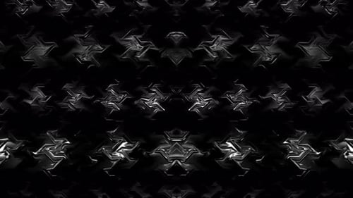 Black-White Abstract Loop Background