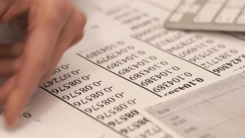 Reviewing Financial Statistics and Analyzing Data in Office
