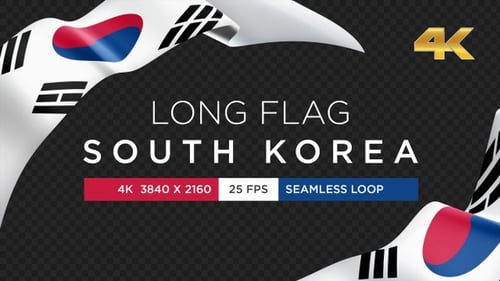 Long Flag Coreia do Sul