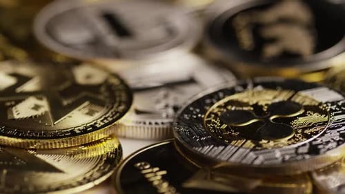 Plan rotatif de Bitcoins (cryptomonnaie numérique)