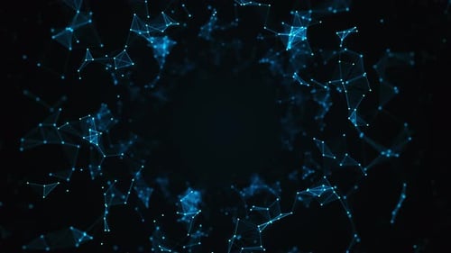 Digital Polygon Abstract Background 870-4K