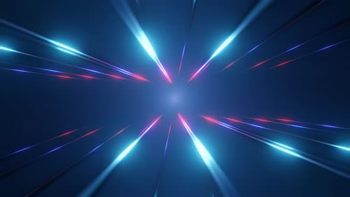 Belle animation de motifs trippy colorés avec lumière de géométrie sacrée