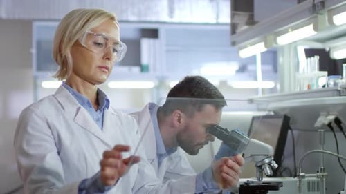 Scientists Using AR Screen for Research