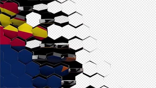 Dynamic Hexagonal Tile Reveal Transition