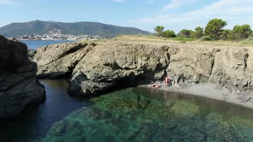 Unspoiled Mediterranean Seaside Beach