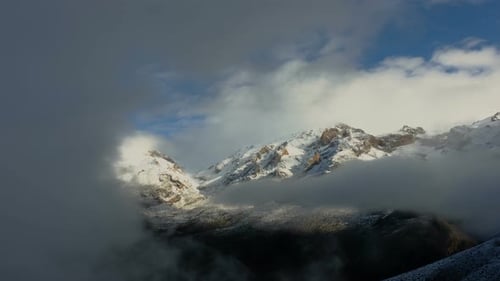 Mountains Snowy Peaks