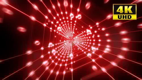 4k Triangle Tunnel Neon Vj Loop Pack