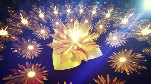 Goldene Blumen