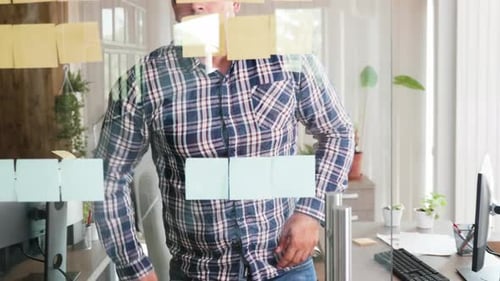 Business People Brainstorming Together in Modern Office