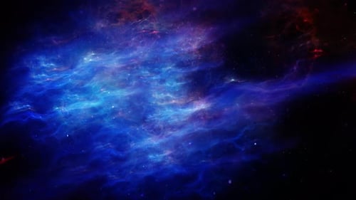 4k Blauer Raum 02