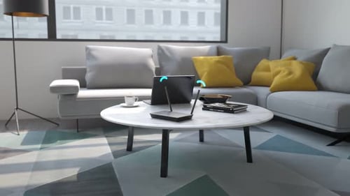 Animated Wi-Fi Wireless Network Connection Signal