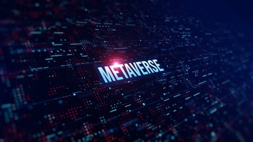Metaverse Digitaler Hintergrund