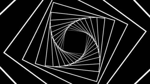 Digital generated video of concentric lines