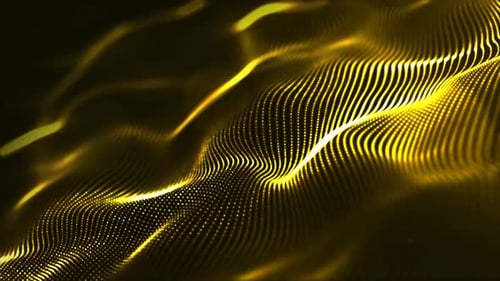 Gold-Wellen-Hintergrund.