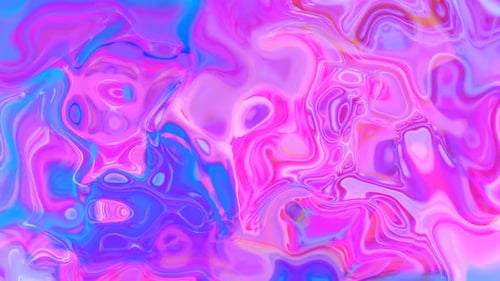 Abstract Fluid Pink and Blue Colors Swirling Background