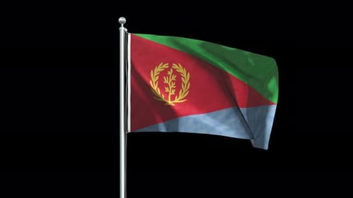 Flagge Eritrea Groß
