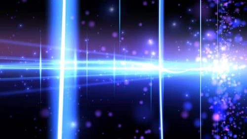 Blue Gituar Sinus Horizon Motion Loop Background