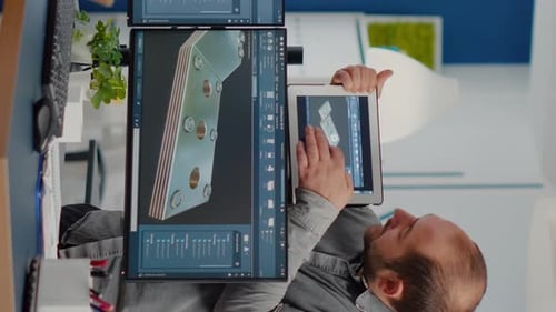 Equipo de arquitectos e ingenieros que trabajan en el proyecto de prototipo de construcción