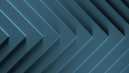 Modern Blue Geometric Chevron Pattern Background Animation