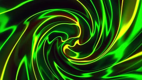 Helle neongrüne Linie, abstrakter Hintergrund, Seamless Loop V5