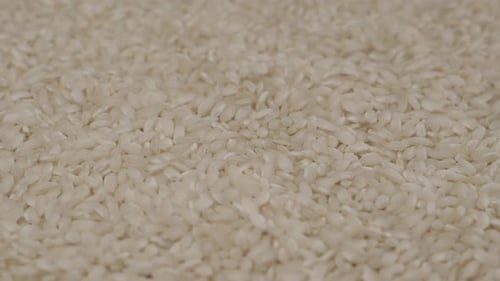 Pile of Rice Grains, Macro