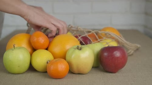 Eco Market with Fruits