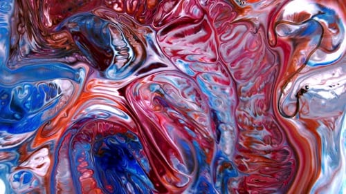 Liquide d'encre de peinture colorée abstraite explode 37