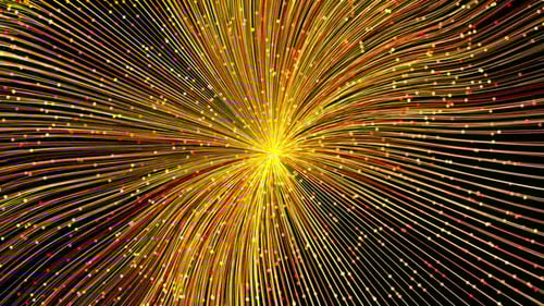 Abstract Multi-colored rays Speed Animation Colorful Light Trails 4K Seamless Loop Tunnel Animation