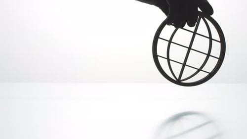 Climate Change Graph with Globe Animation