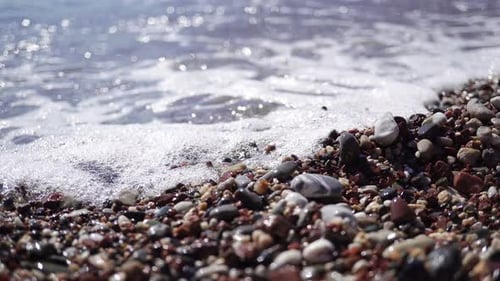 Sea Surf Bokeh Auf dem Wasser Am Meer