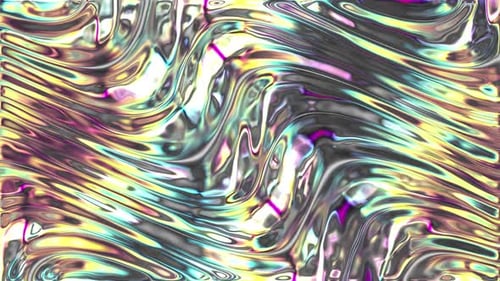 Boucle transparente à ondes abstraites 4K V3