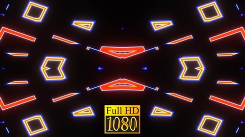 Vj Loop Kaleidoscope Ripple Of Colors HD