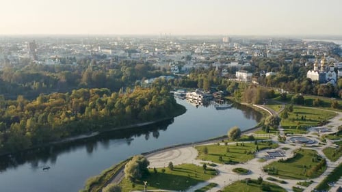 Aerial View of Yaroslavl