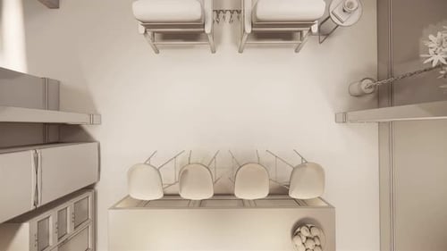 Architectural Interior Design Room Plan Reveal Animation