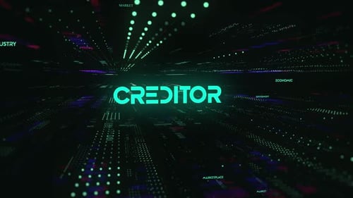 Futuristic Digital Corporate Text Reveal