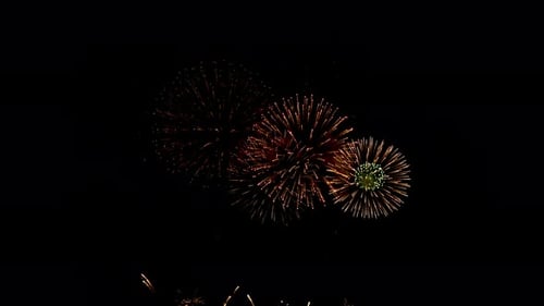 Wunderschönes Feuerwerk