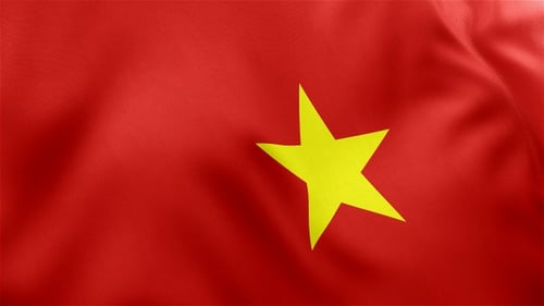 Waving Flag Background Seamless Loop Animation