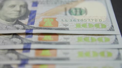 The 100 Dollars Banknotes