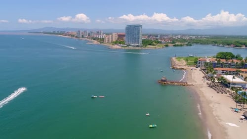 Marina Vallarta From The Sea