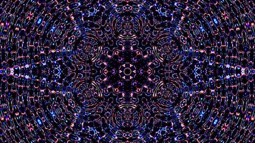 background Bright abstract light streaks set in full color kaleidoscope