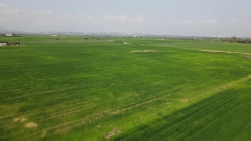 Day views of the mediterranean sea. Shooting from a drone.