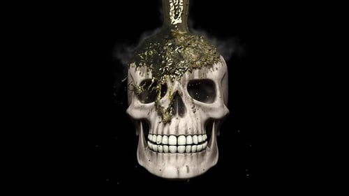 Calavera y oro