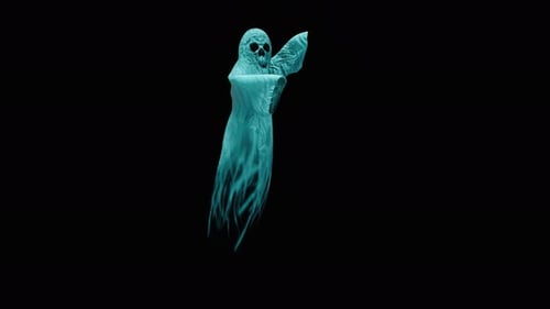 32 Ghost Halloween Dancing 4K