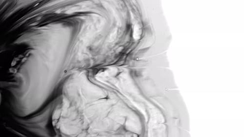 Abstract Ink Drops And Spread 1