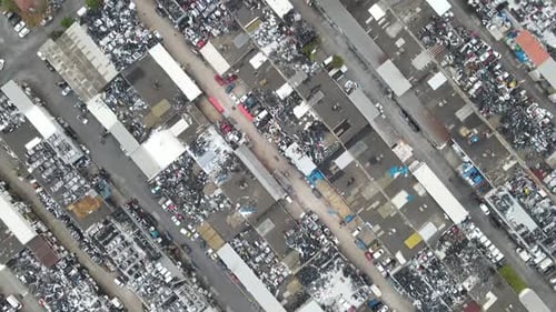 Industrial Factory Aerial