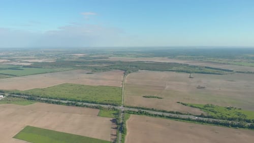 Autobahn aus hohem Winkel