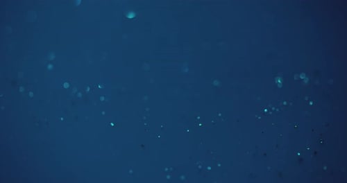 Bokeh Glow Overlay Underwater Sparkles Blue Flecks